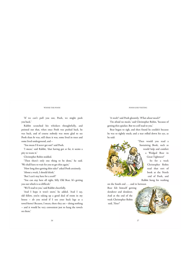 Winnie the Pooh Anniversary Edition children's book, imported from the UK