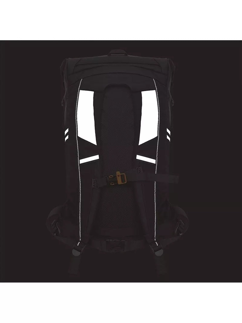 Proviz reflective rolltop backpack silver 30L - British product