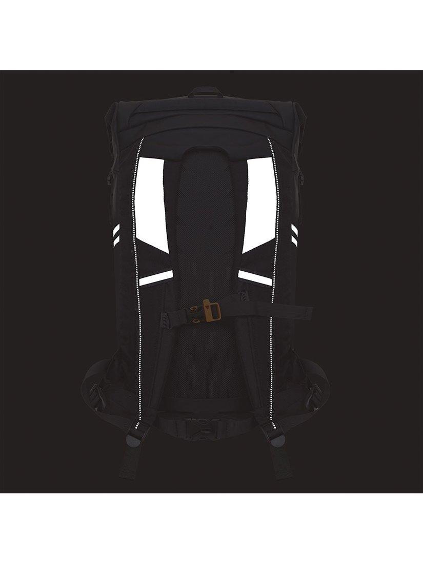 Proviz reflective rolltop backpack silver 30L - British product