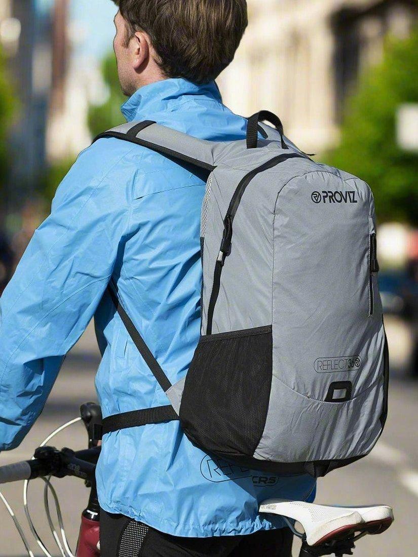 Proviz reflective backpack 30L silver (British brand)