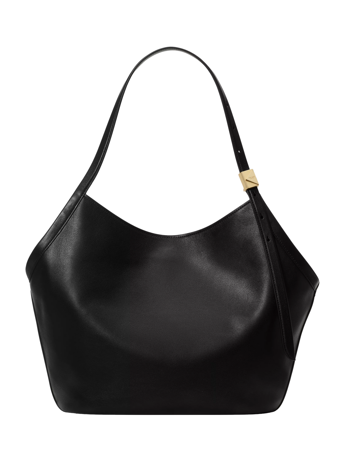 Kate Spade black Deco Tulip leather tote bag, imported from the UK