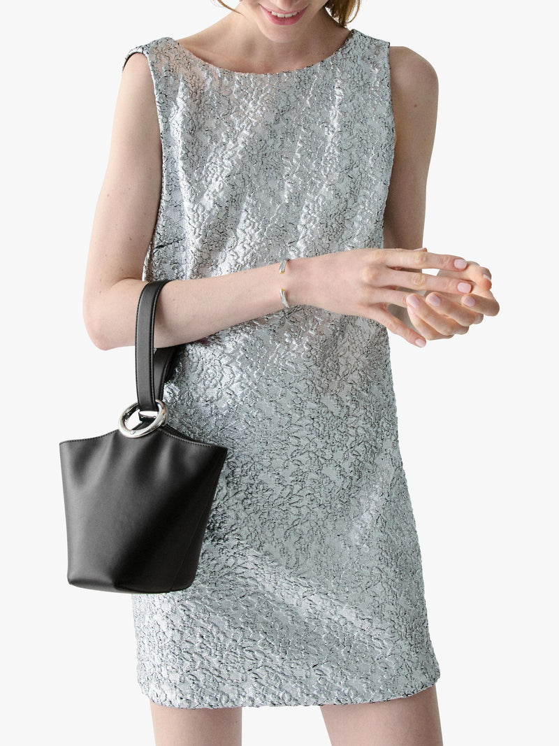 kate spade Halo Mini bucket bag Black, imported from the UK