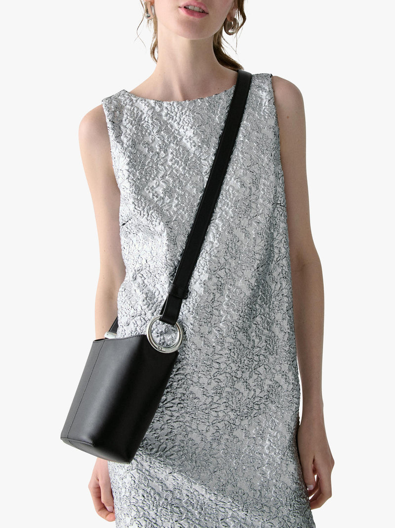 kate spade Halo Mini bucket bag Black, imported from the UK
