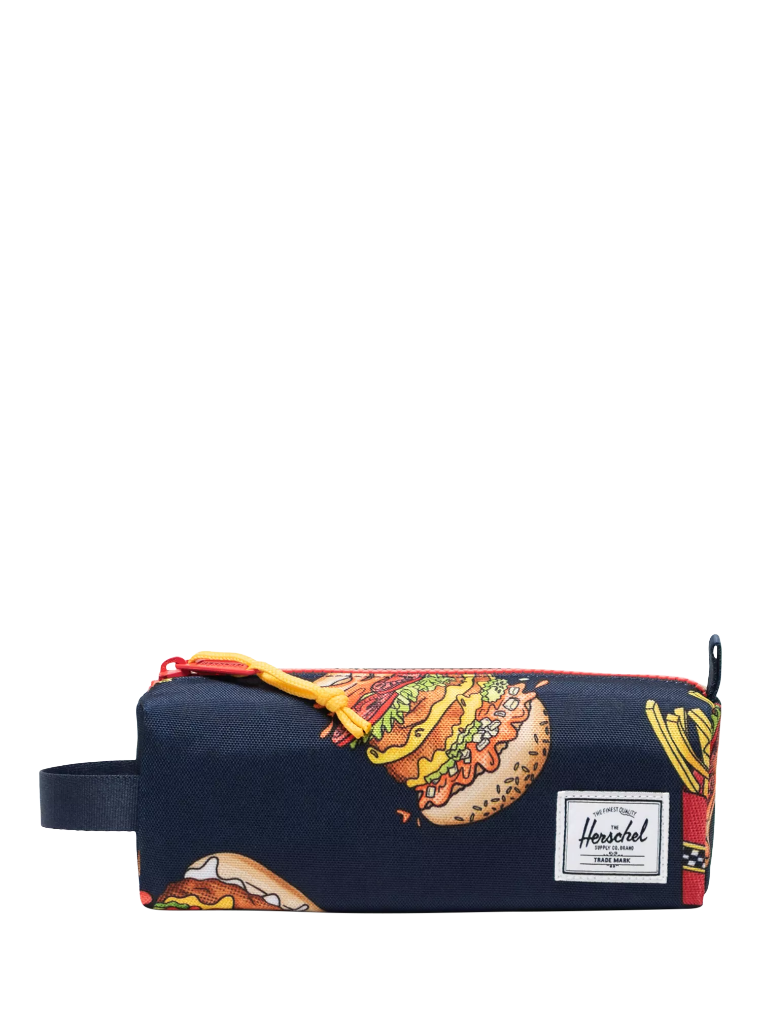 Herschel kids pencil case Burger/Fries pattern, UK version