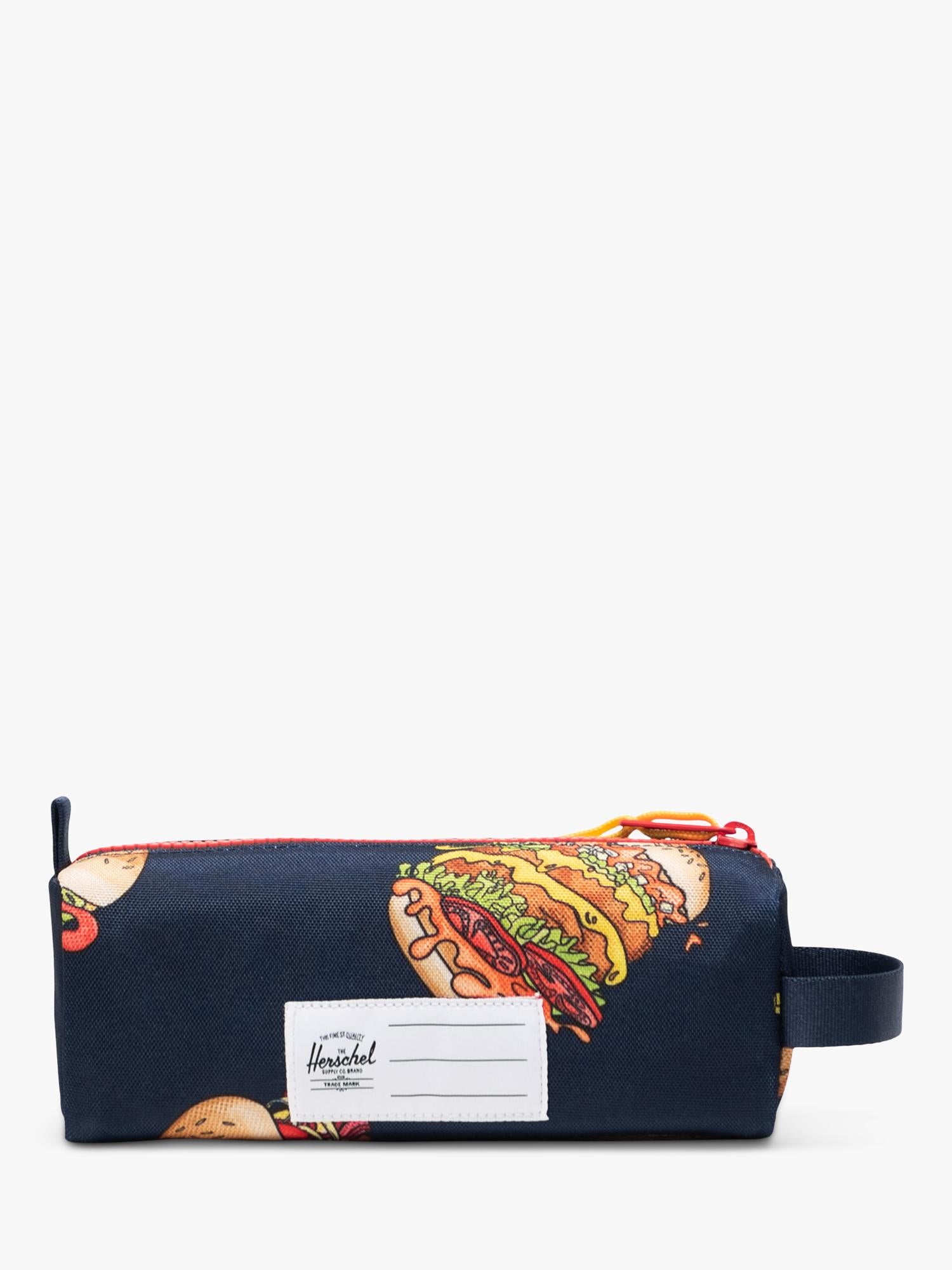 Herschel kids pencil case Burger/Fries pattern, UK version
