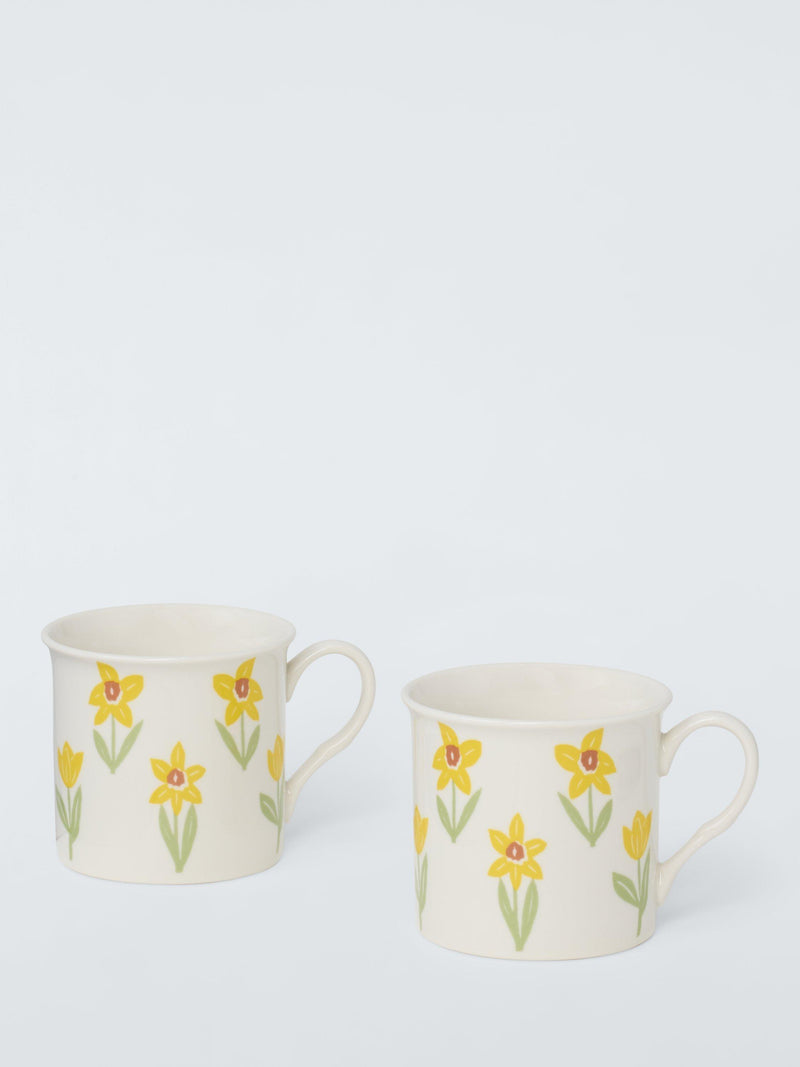 John Lewis Easter daffodil mug set, tray, imported from the UK