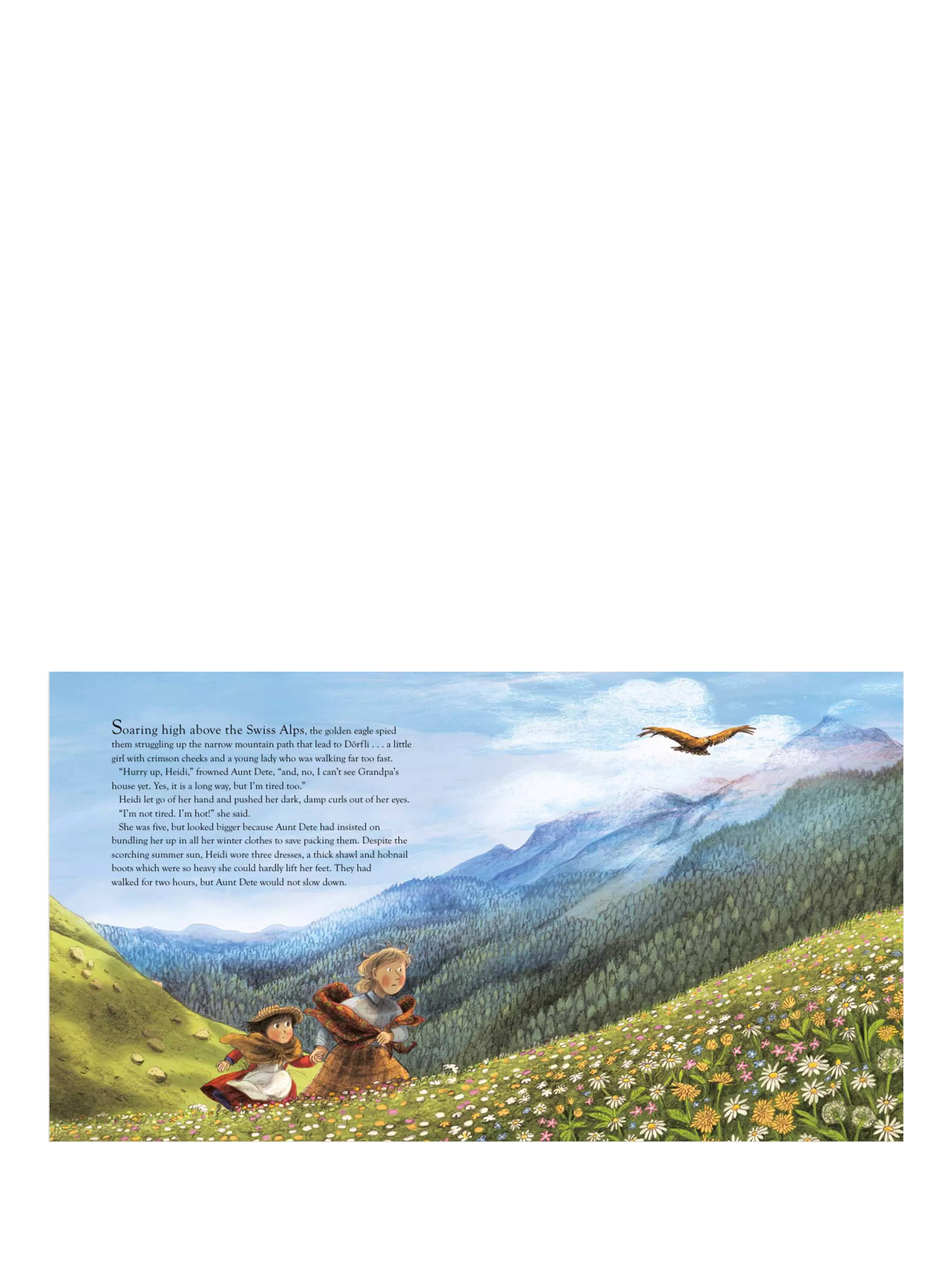 Nosy Crow Heidi retold by Jeanne Willis book hardcover, UK version