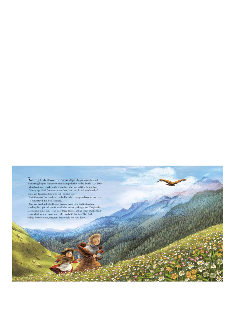 Nosy Crow Heidi retold by Jeanne Willis book hardcover, UK version