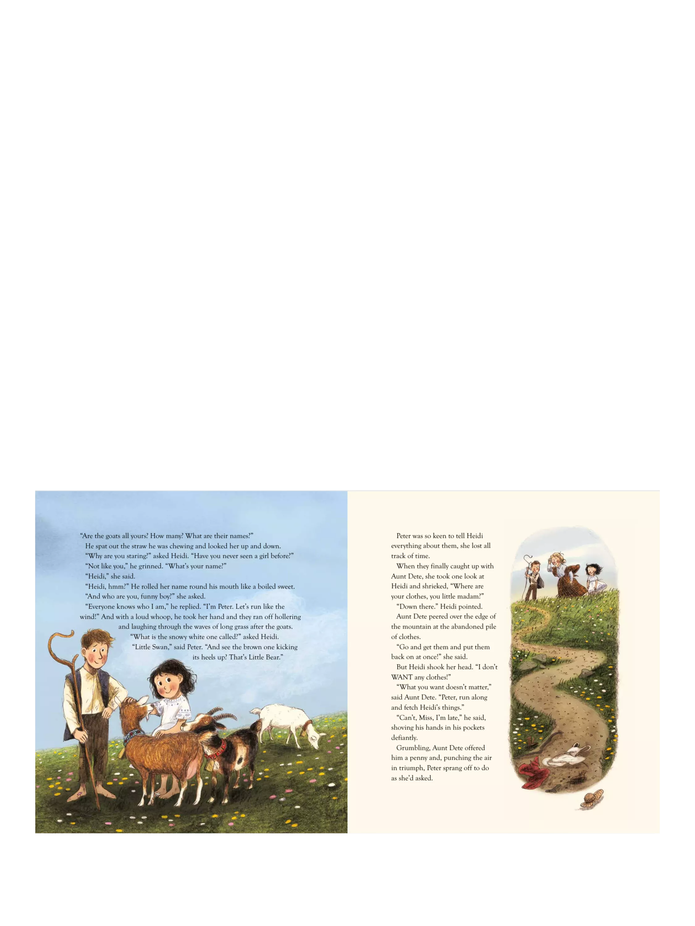 Nosy Crow Heidi retold by Jeanne Willis book hardcover, UK version