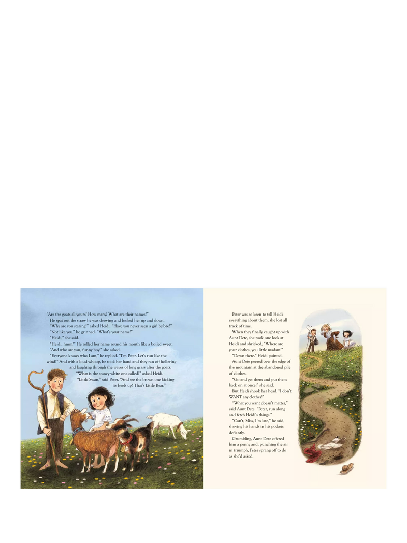 Nosy Crow Heidi retold by Jeanne Willis book hardcover, UK version