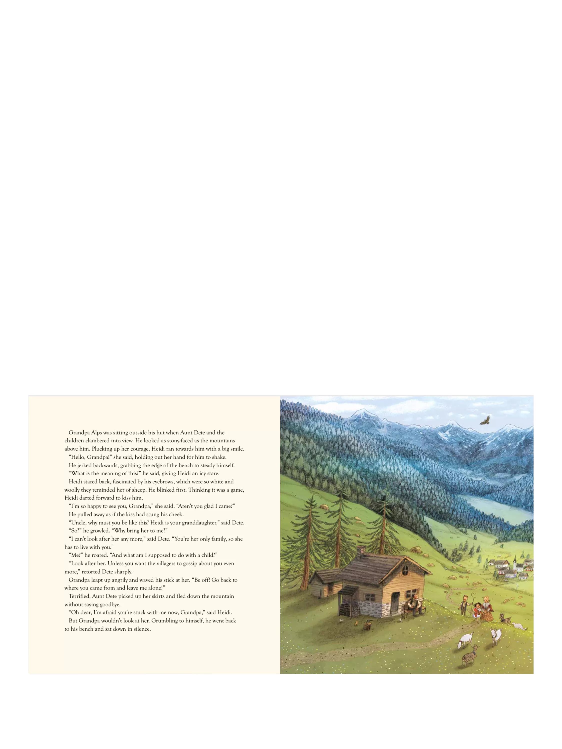Nosy Crow Heidi retold by Jeanne Willis book hardcover, UK version