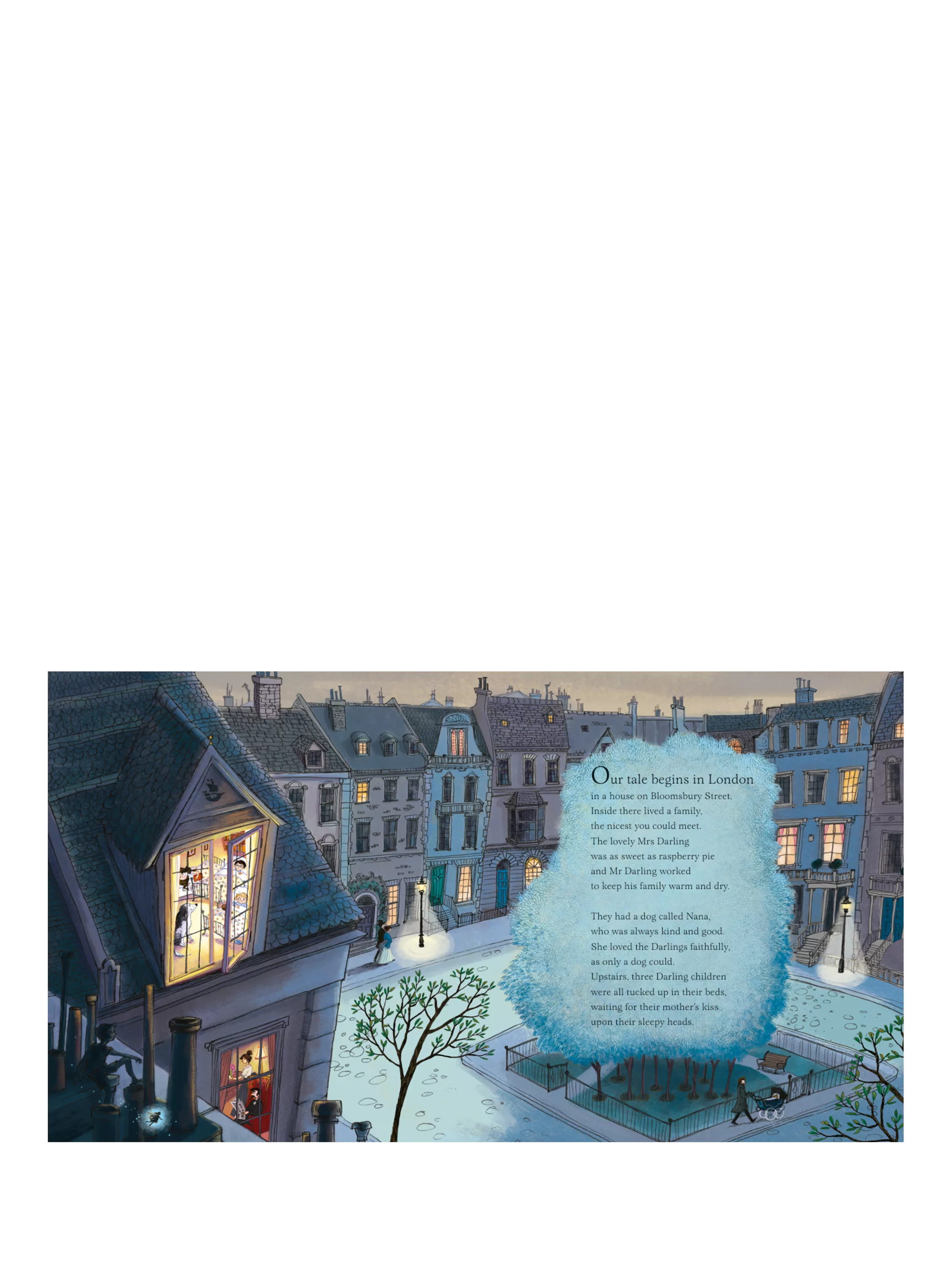 Nosy Crow Peter Pan picture book retelling hardback, imported from the UK