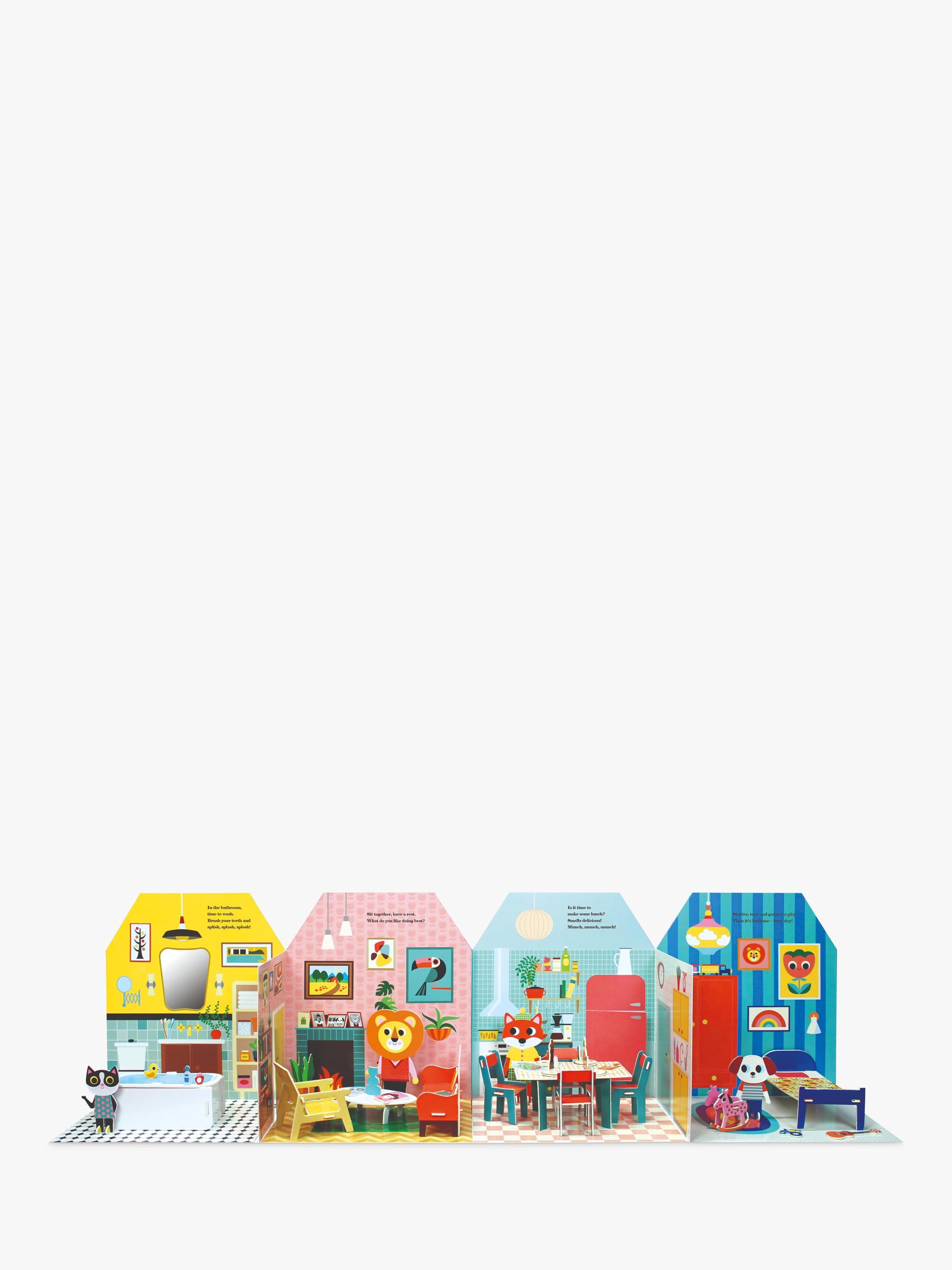 Nosy Crow fold out doll's house kids' book activity set - British product
