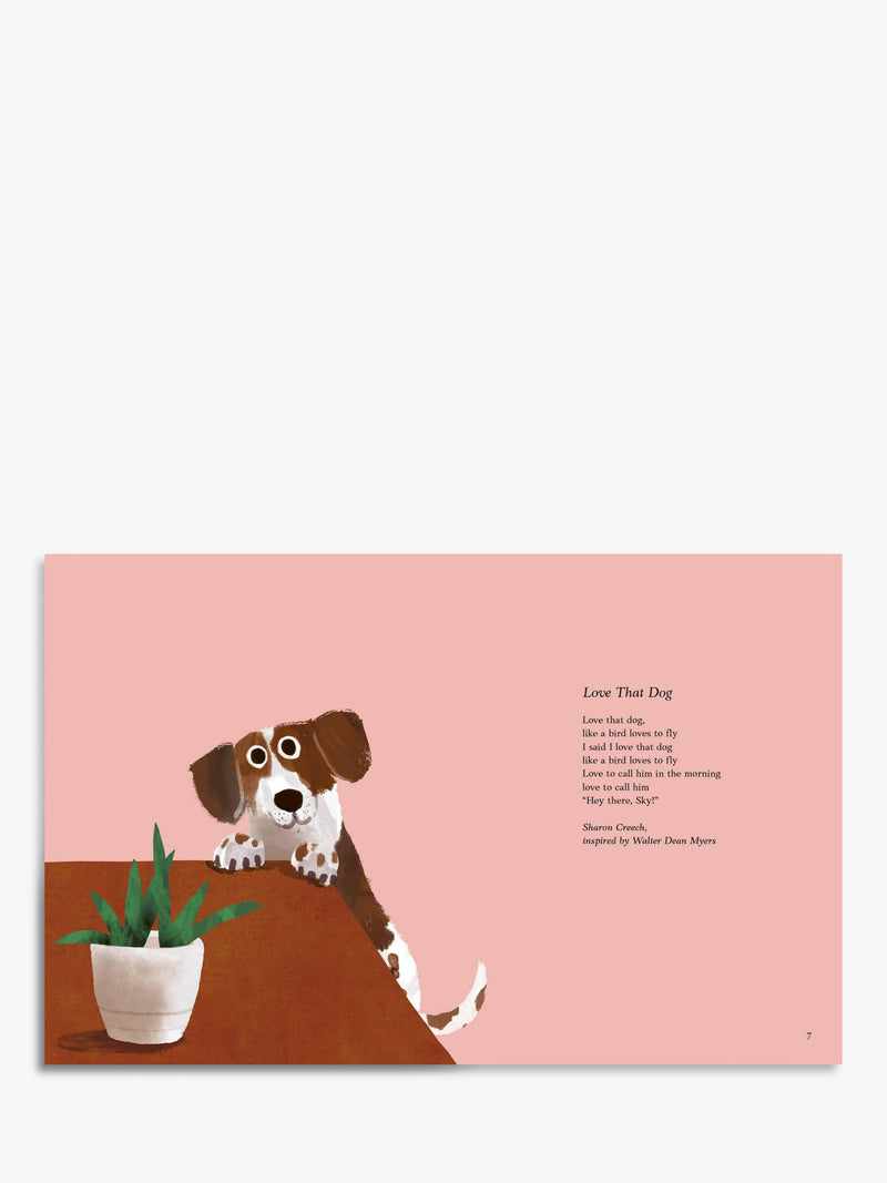 Nosy Crow kids poetry book The Dog is Full of Love - British product