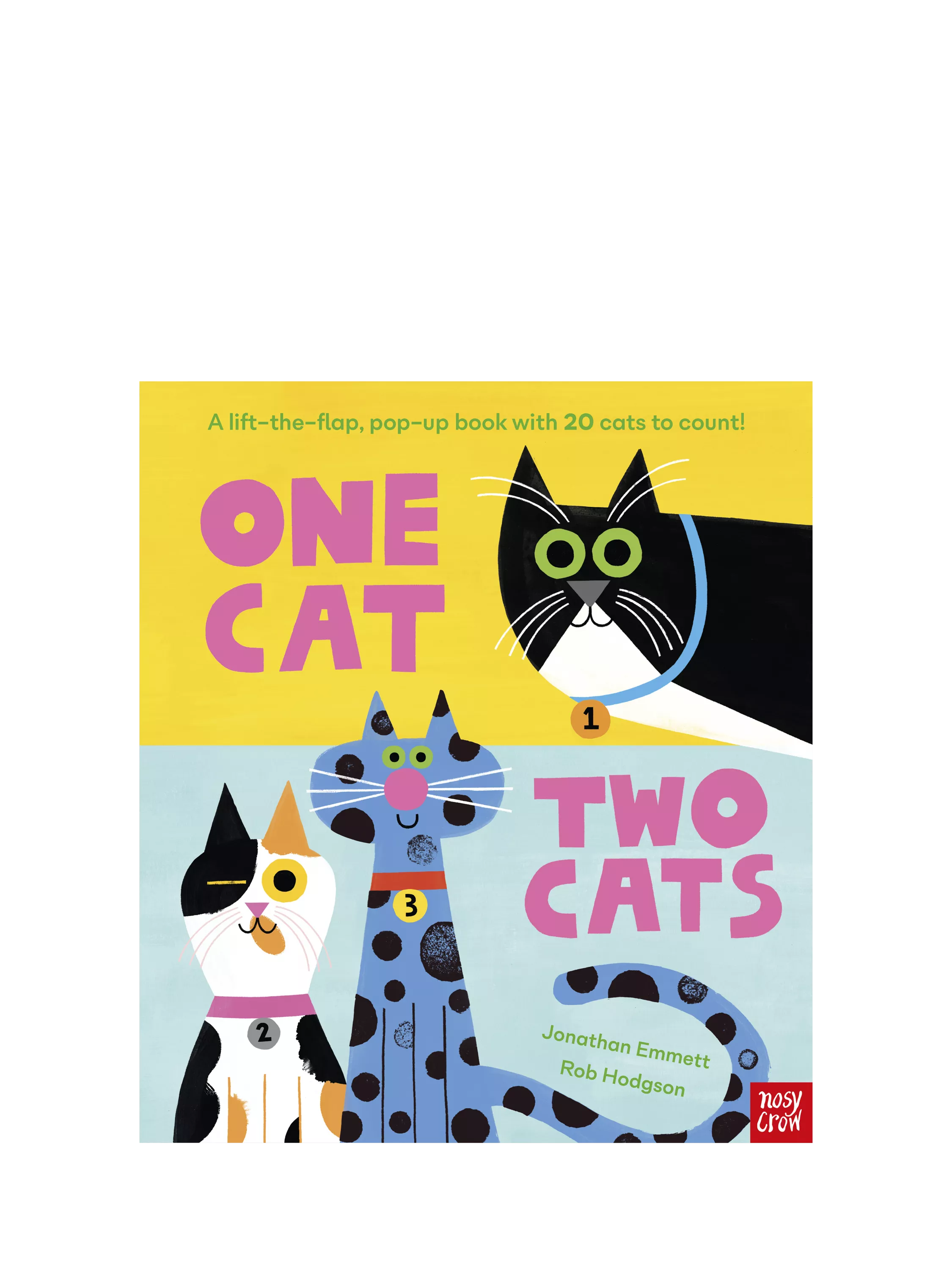 Nosy Crow One Cat Two Cats counting book hardback - British product