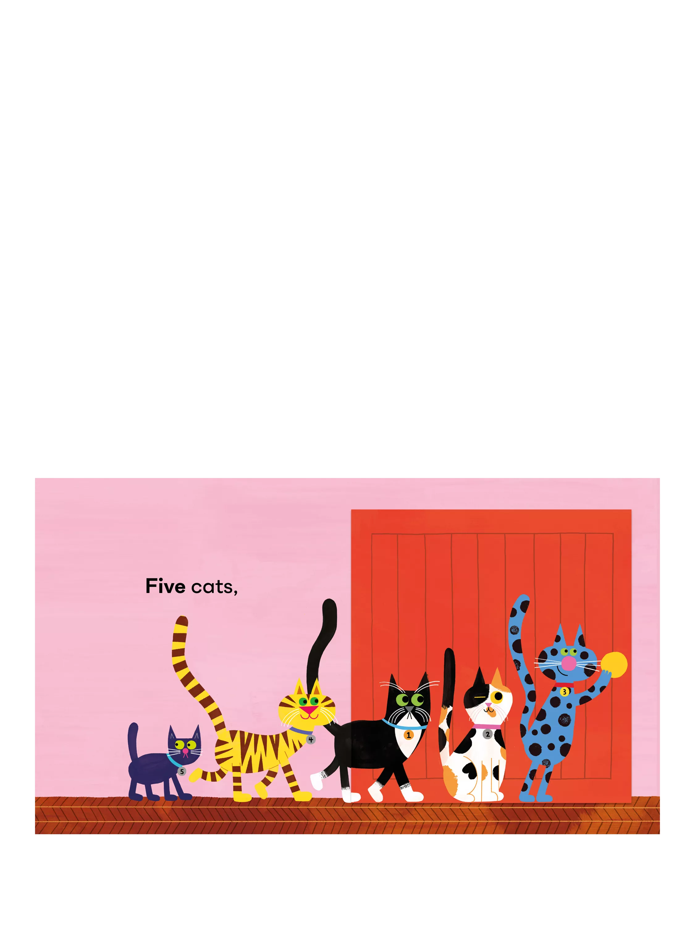 Nosy Crow One Cat Two Cats counting book hardback - British product