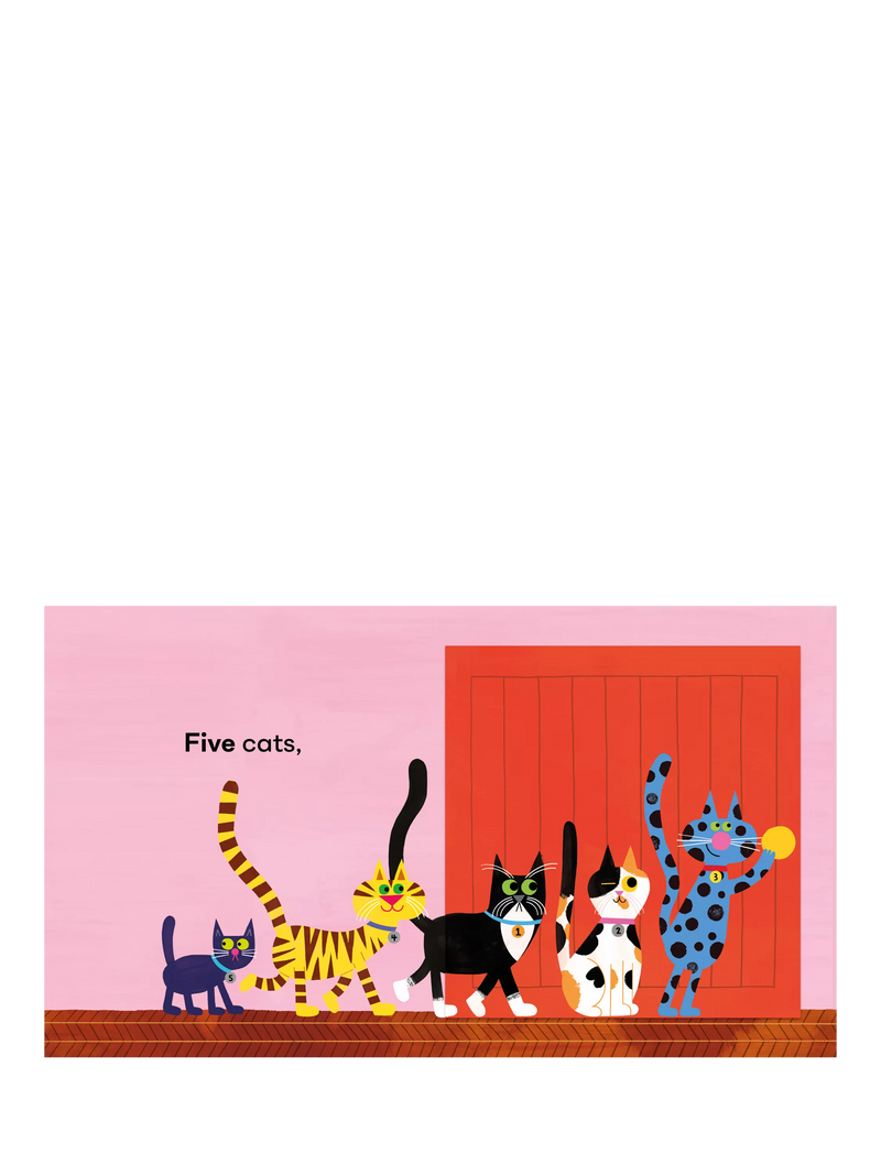 Nosy Crow One Cat Two Cats counting book hardback - British product