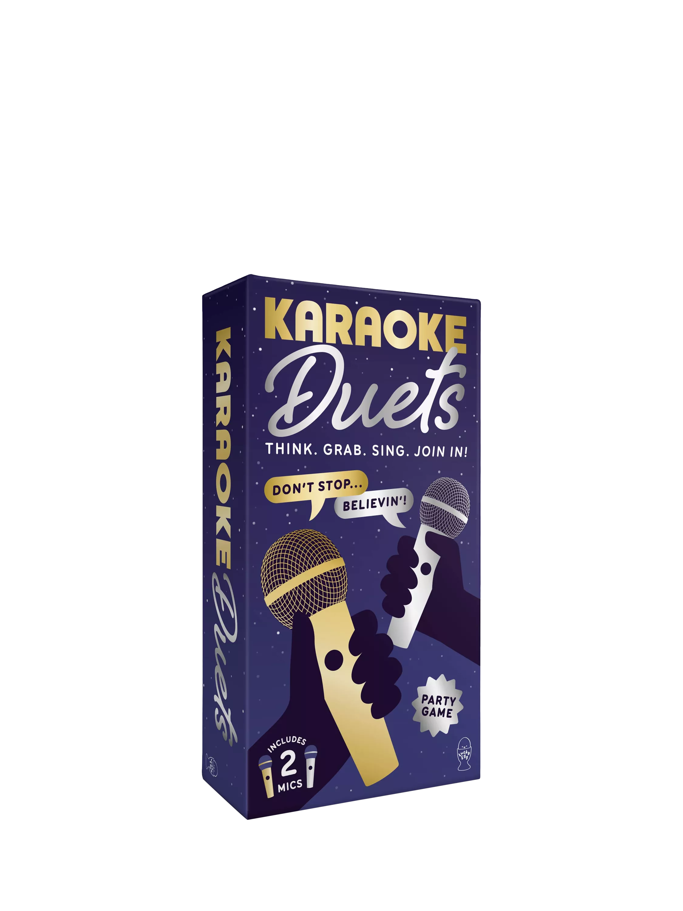 Lucky Egg karaoke party game duets, imported from the UK
