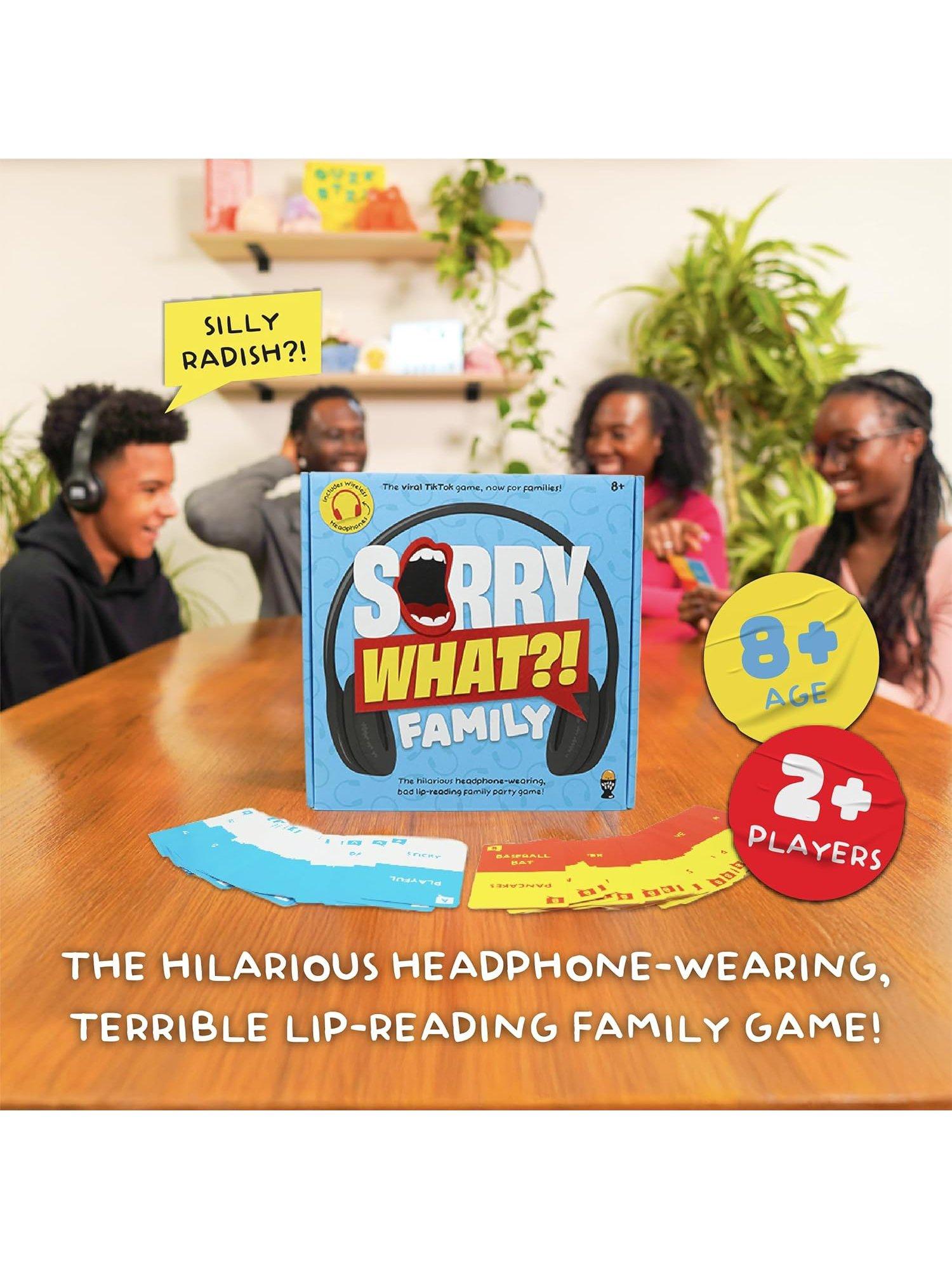 Lucky Egg Sorry What family edition party game (British brand)
