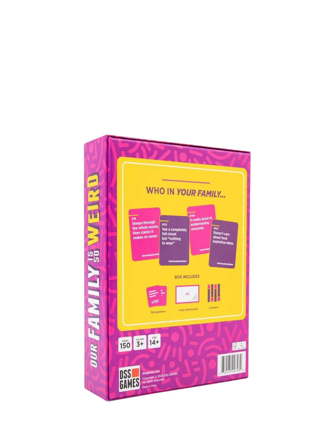 DSS Games Our Family Is So Weird party game - British product