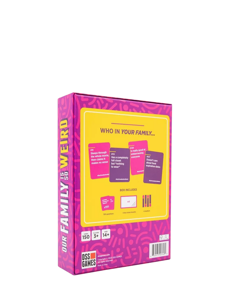 DSS Games Our Family Is So Weird party game - British product