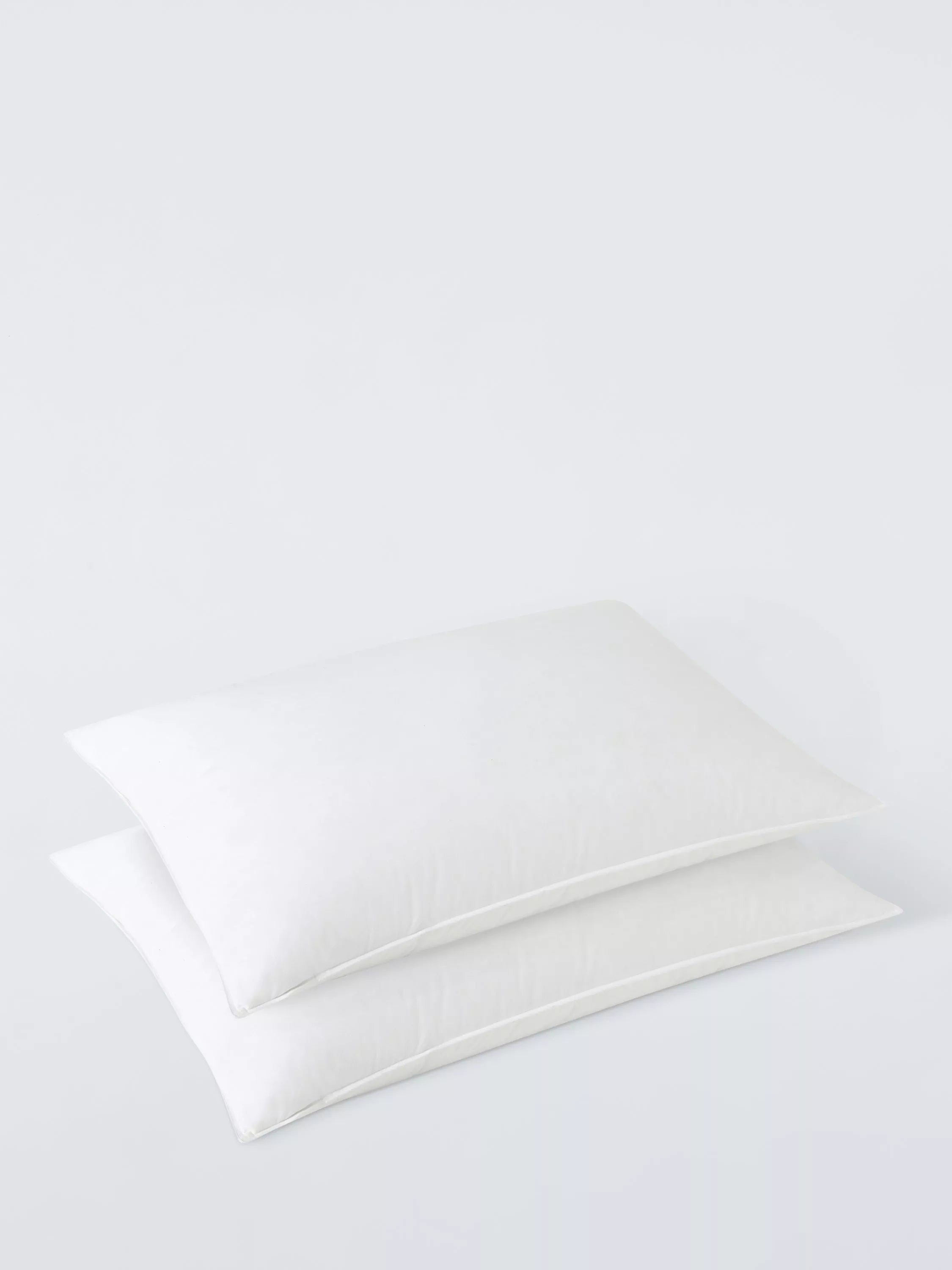 John Lewis medium goose down pillow pair, imported from the UK