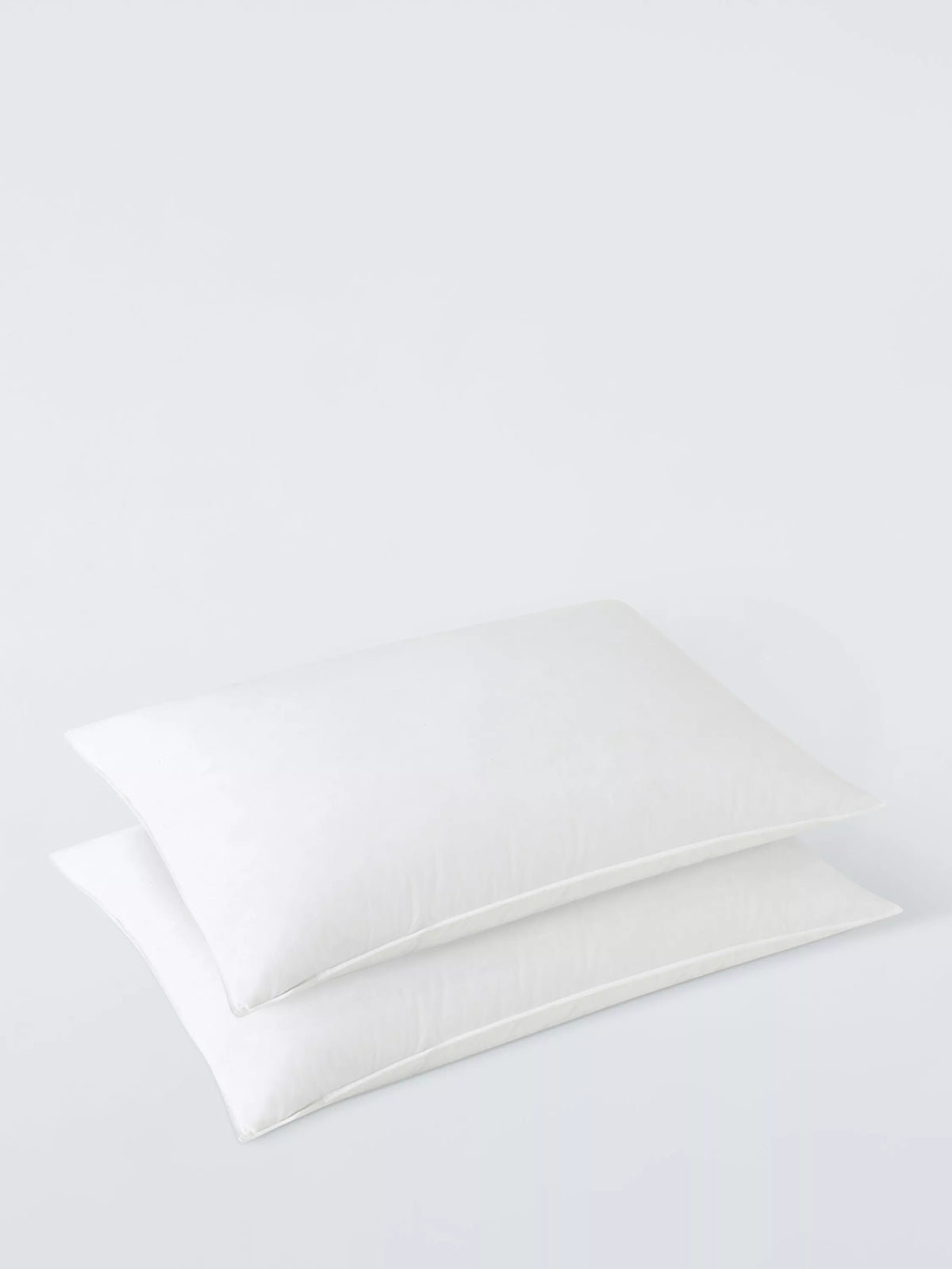 John Lewis medium goose down pillow pair, imported from the UK