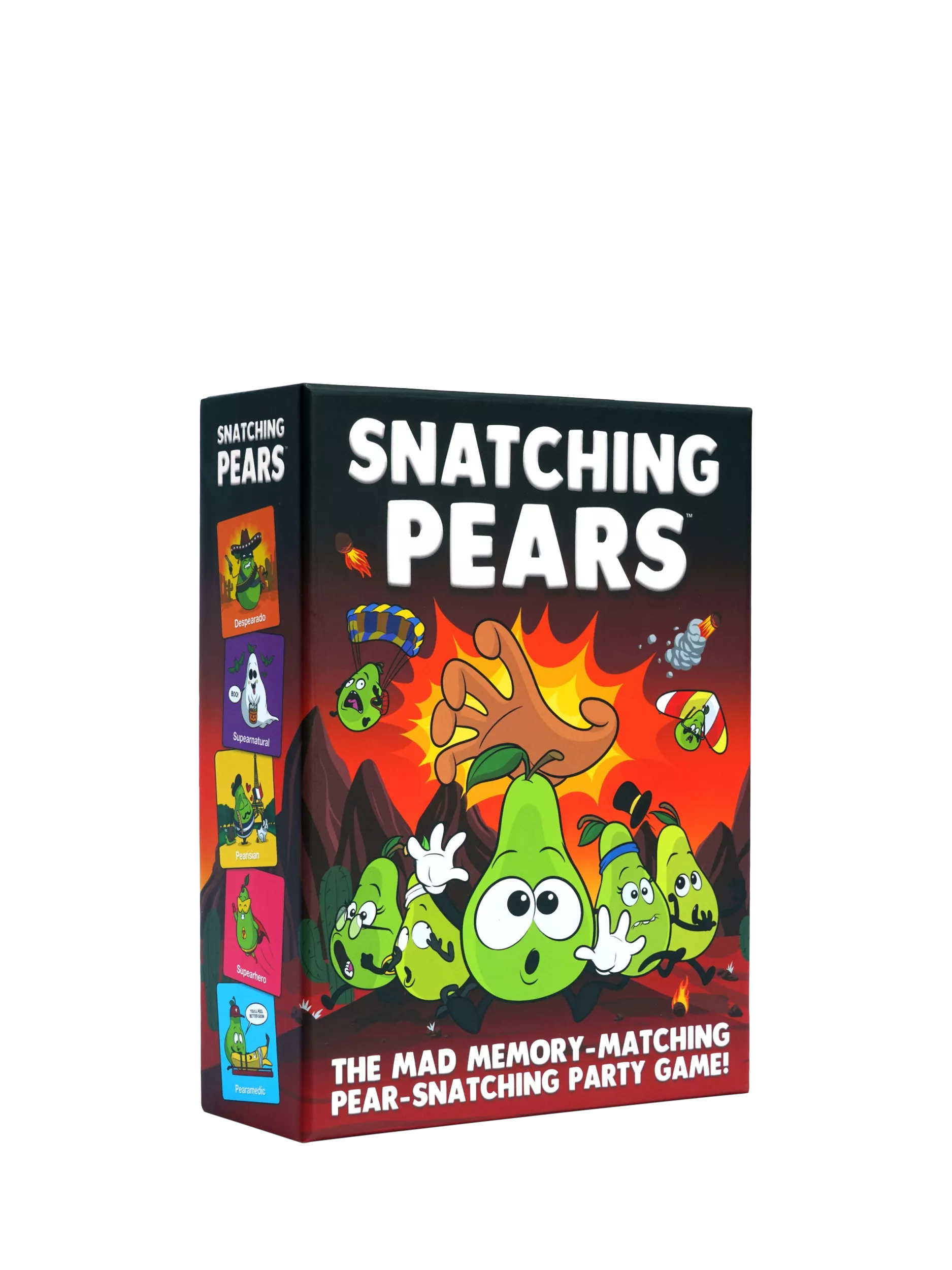 Happy Yeti Games Snatching Pears party game (British brand)