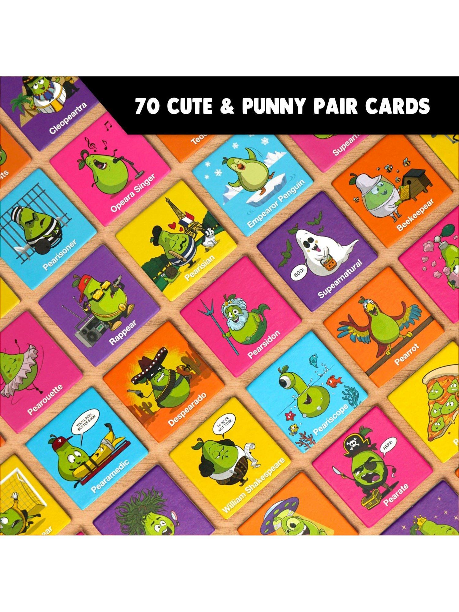 Happy Yeti Games Snatching Pears party game (British brand)