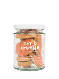 Fluff & Crumble pumpkin dog biscuits jar (British brand)