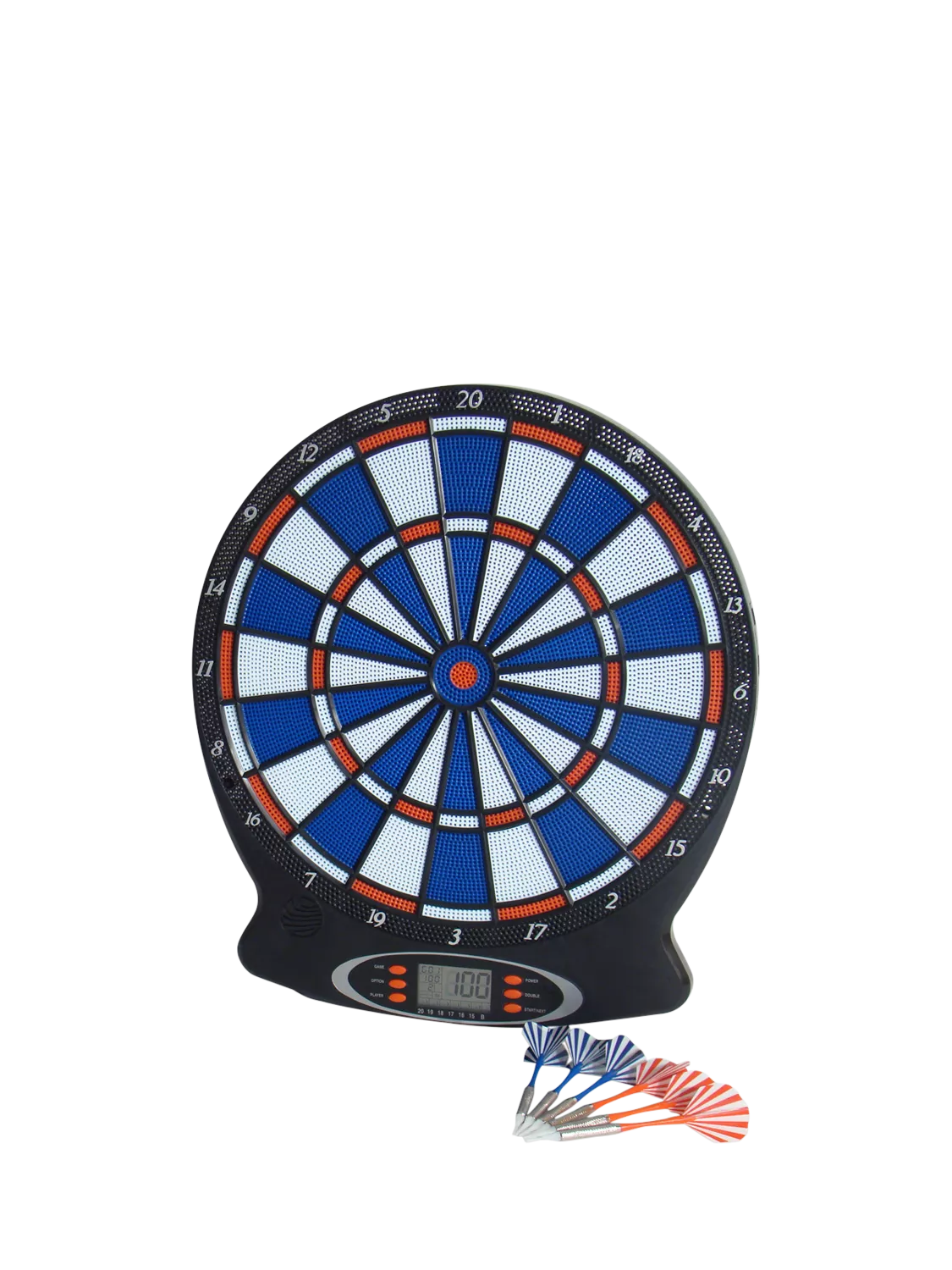 Gamesson electronic dartboard with LCD display and 6 darts (British brand)
