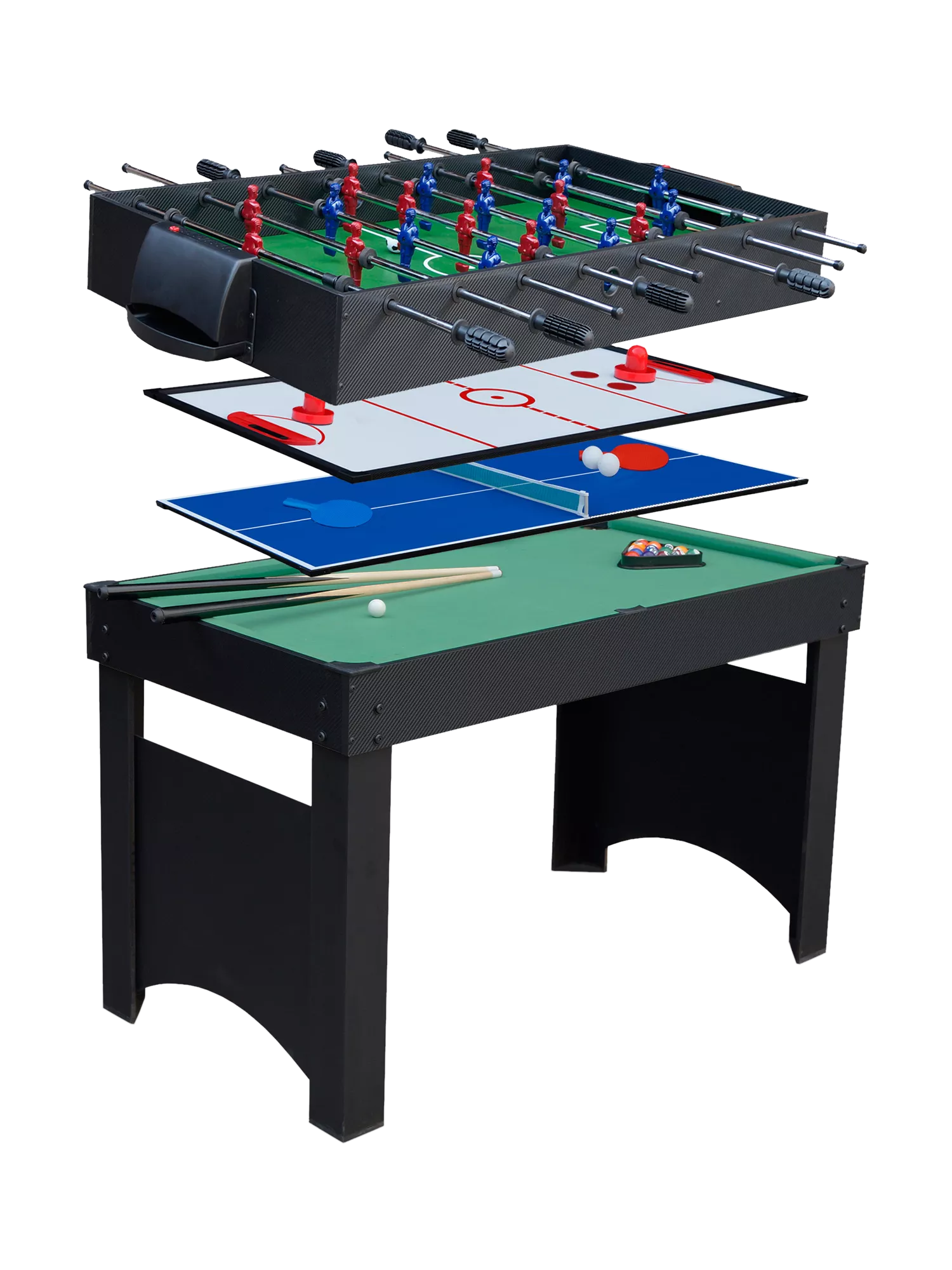 Gamesson Jupiter 4-in-1 games table with accessories, UK version