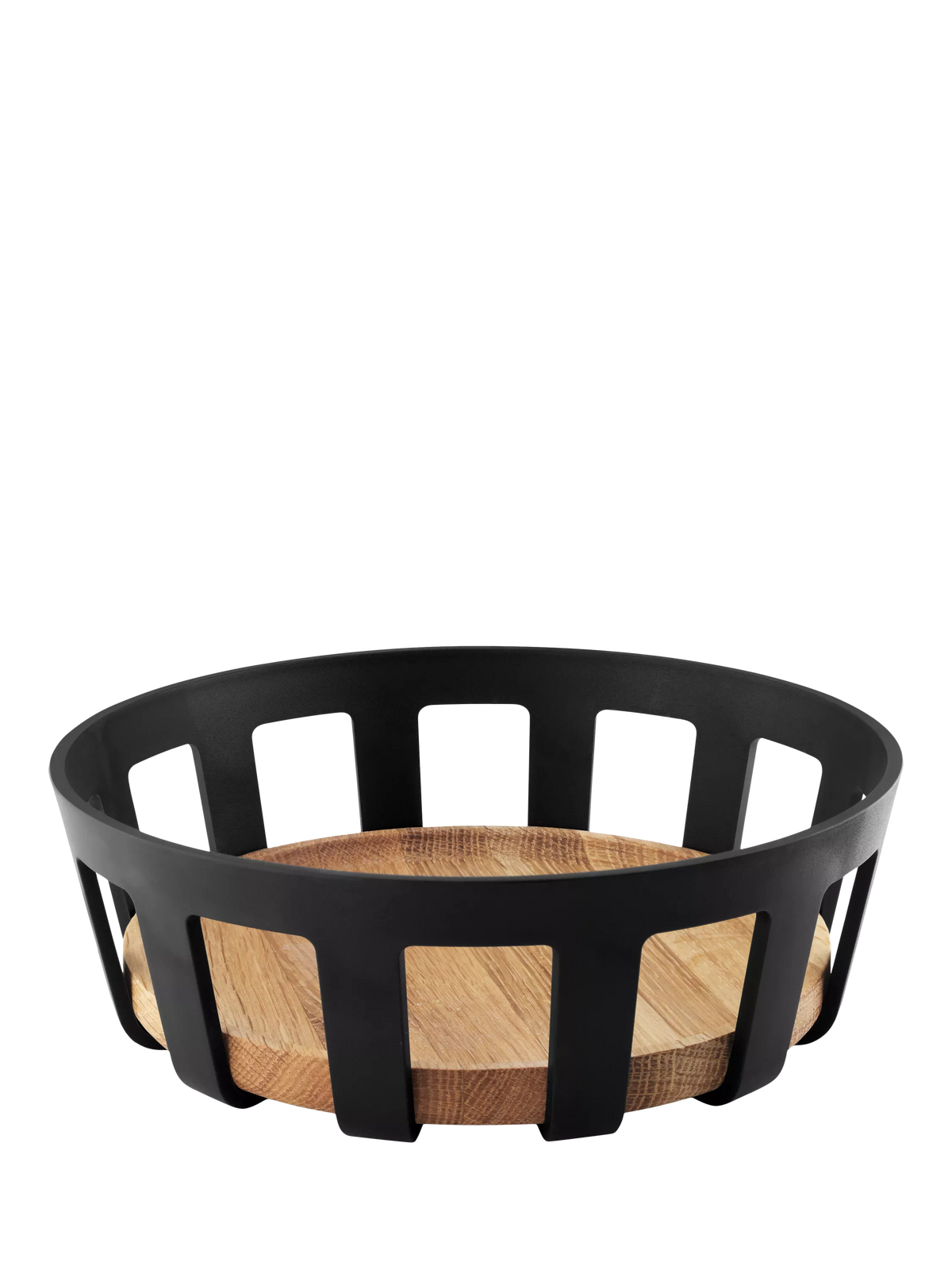 Eva Solo bread basket black/natural with bamboo base (British brand)