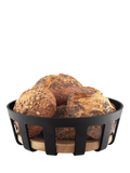 Eva Solo bread basket black/natural with bamboo base (British brand)