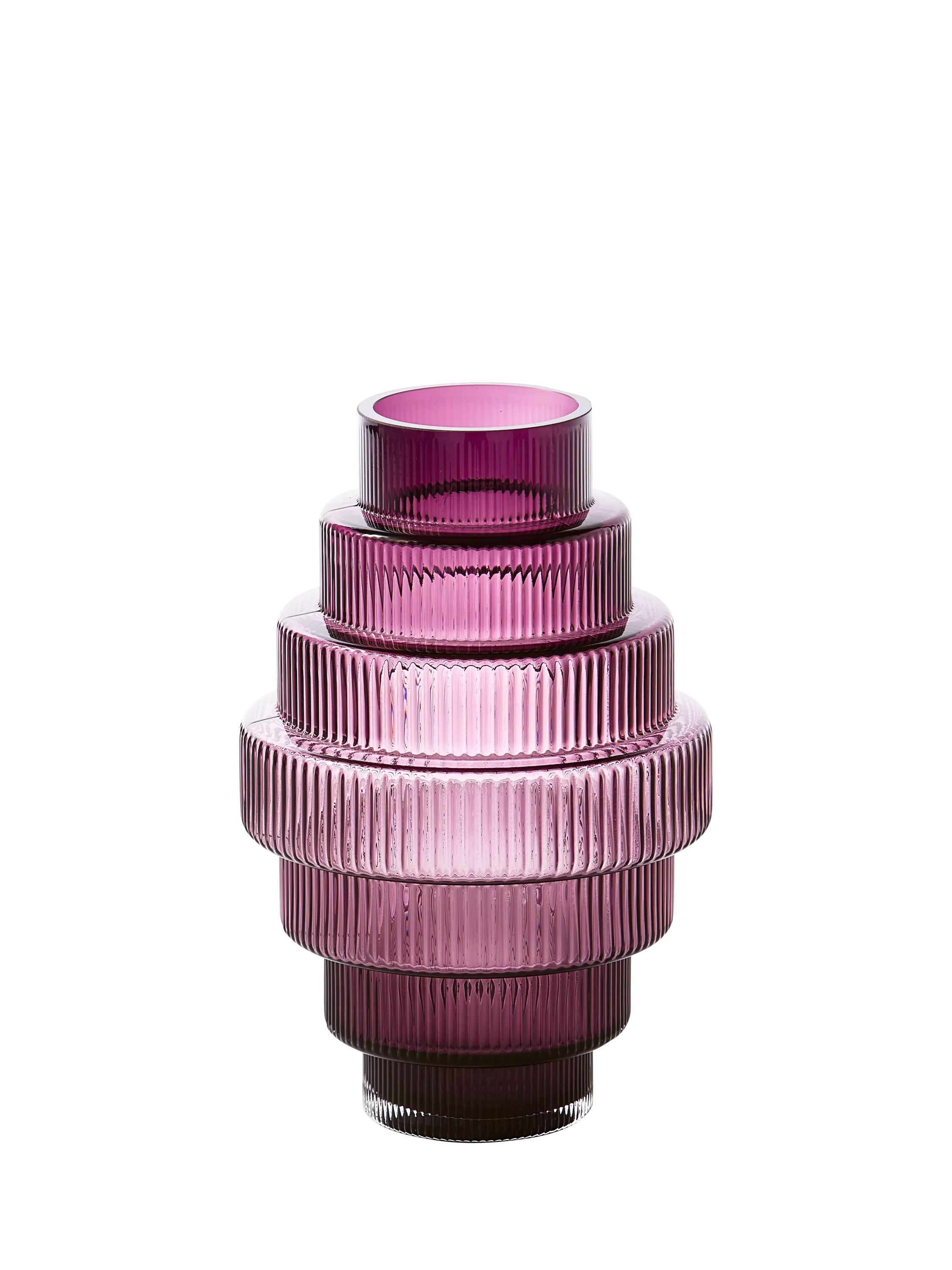 pols potten purple glass vase H30cm - British product