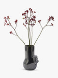 pols potten vase upside down head long neck metallic H32.5cm - British product