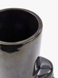 pols potten vase upside down head long neck metallic H32.5cm - British product