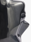 pols potten vase upside down head long neck metallic H32.5cm - British product