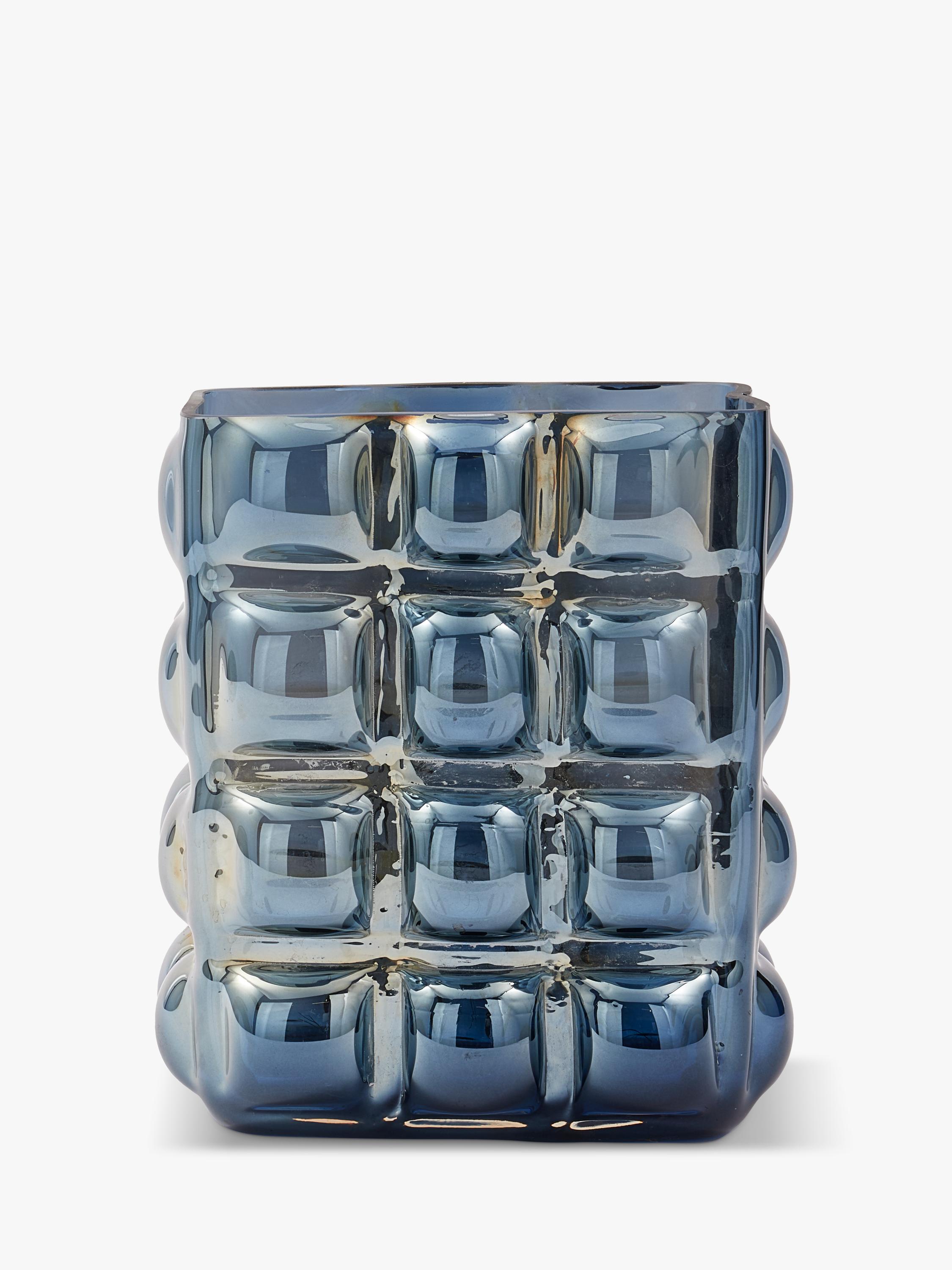 Pols Potten Bubble large glass vase blue (British brand)