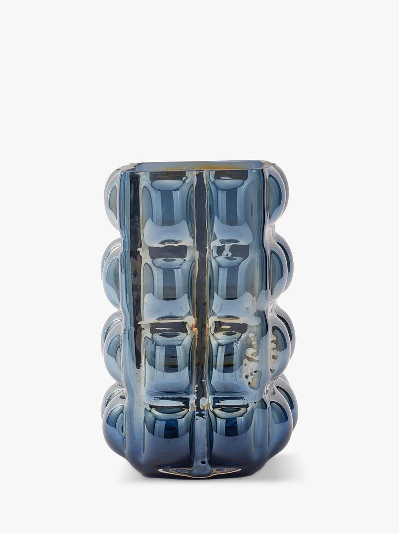 Pols Potten Bubble large glass vase blue (British brand)