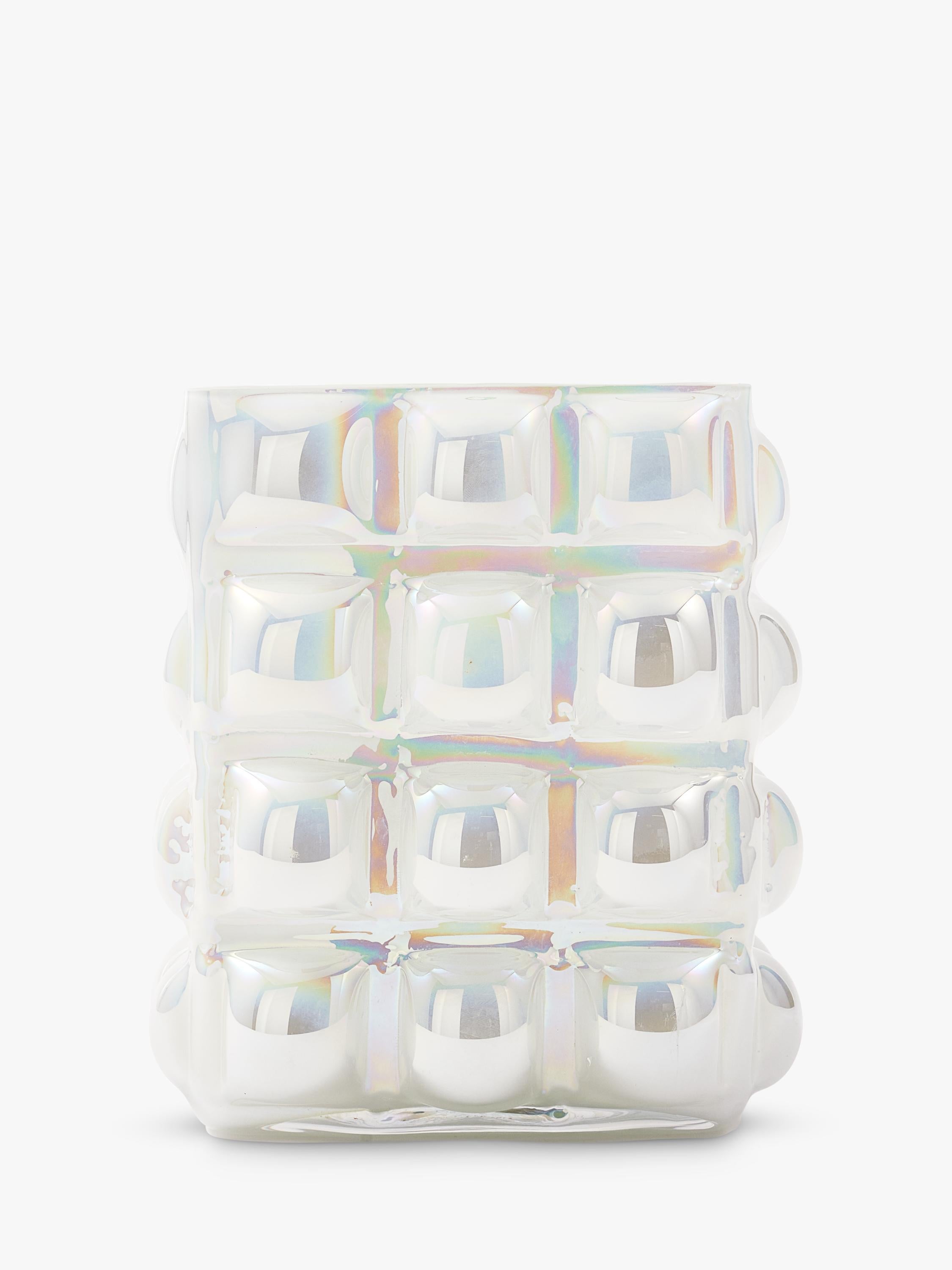 pols potten Bubble Large Glass Vase white, imported from the UK