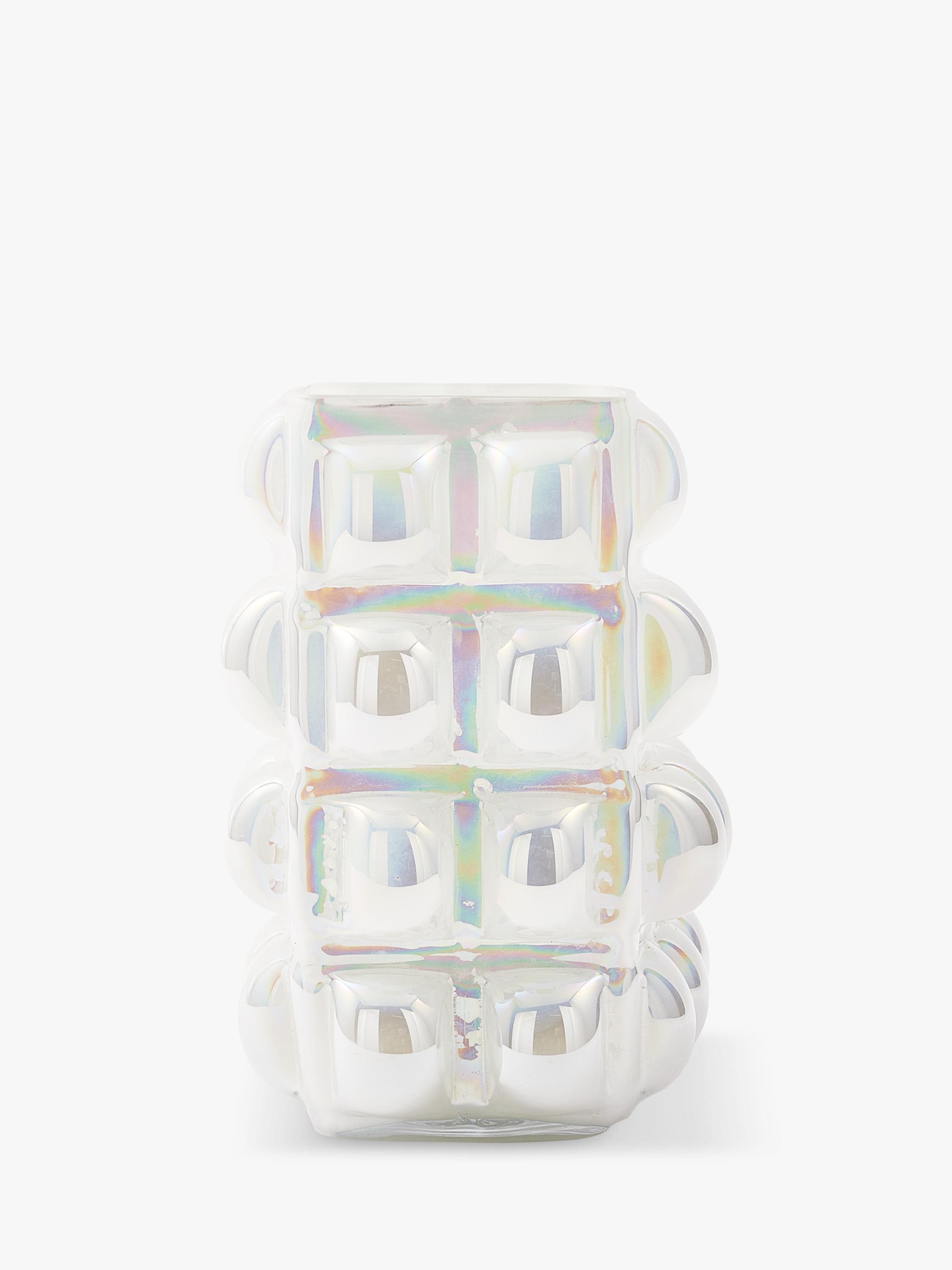 pols potten Bubble Large Glass Vase white, imported from the UK