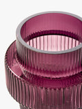 Pols Potten Glass Candle Holder Steps Purple - British product