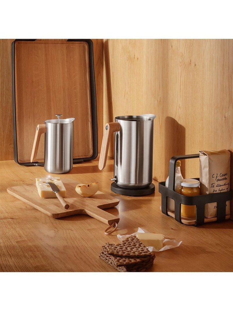 Eva Solo oak handle kettle 1.5L silver, UK version