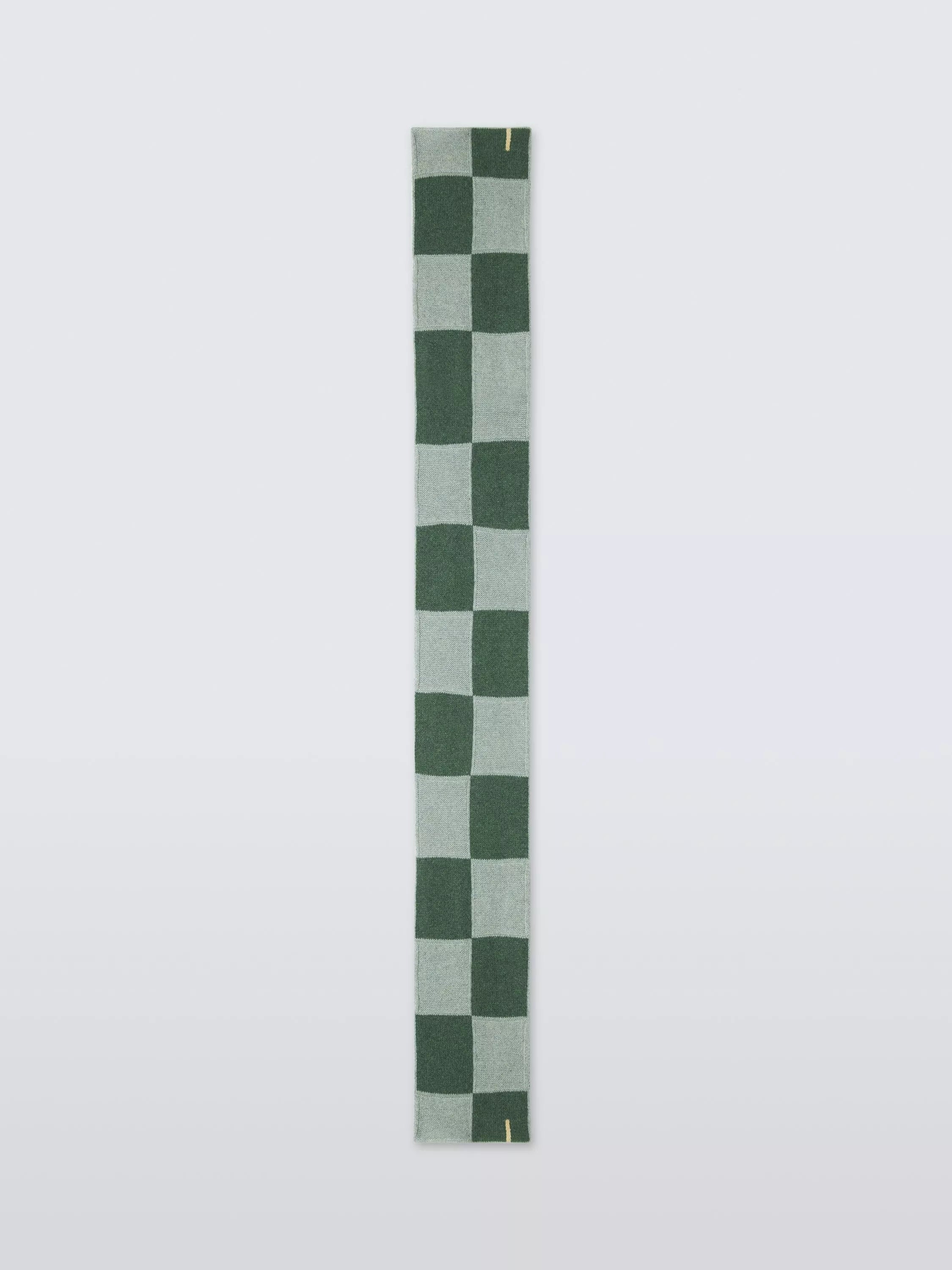 John Lewis recycled wool check scarf (British brand)