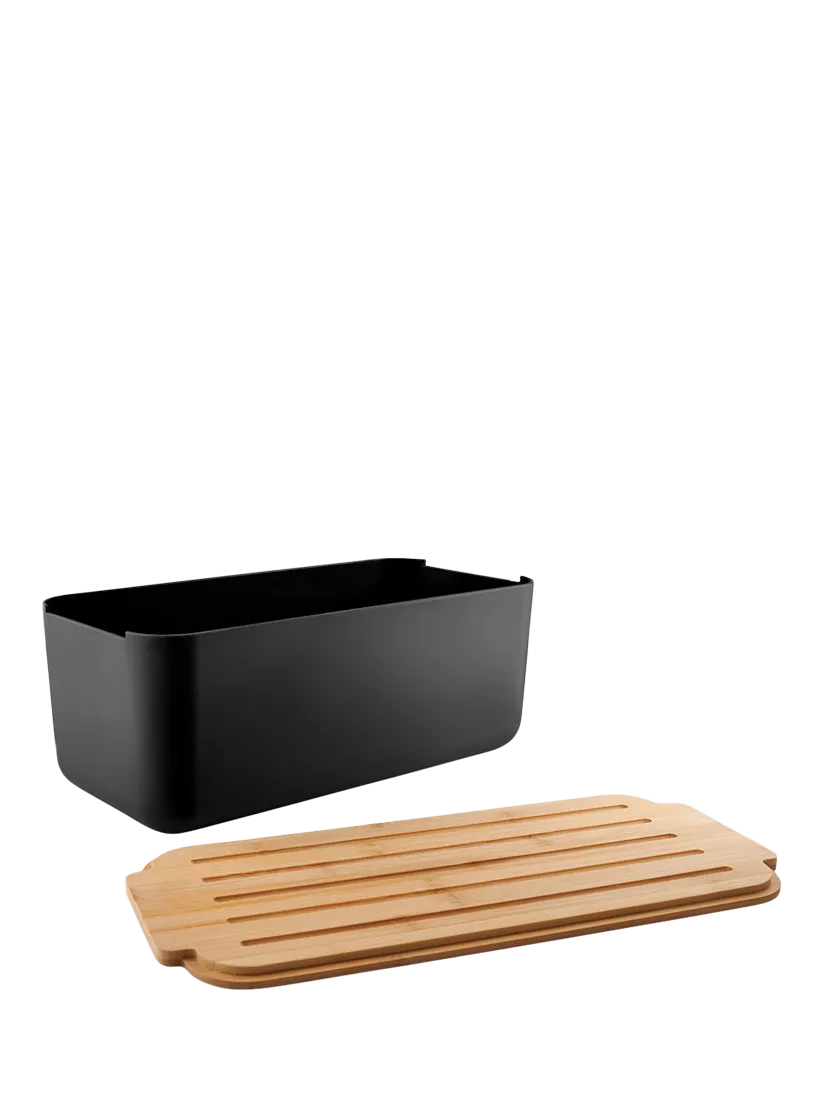 Eva Solo bamboo lid bread bin black, UK version