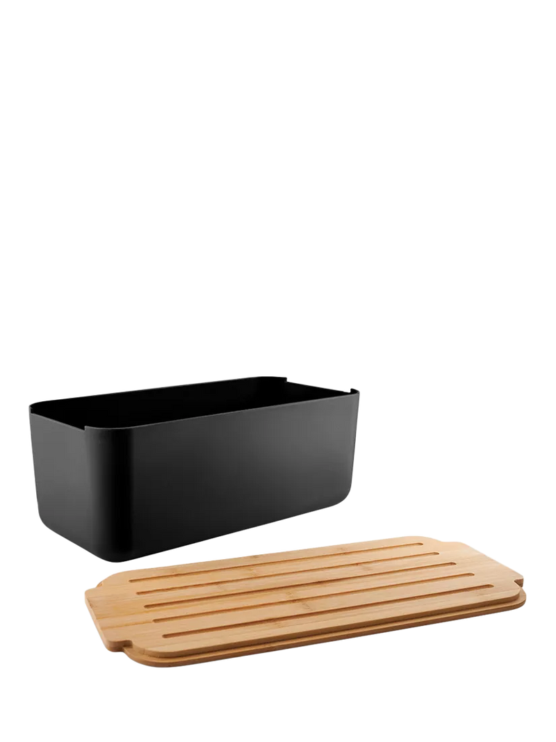 Eva Solo bamboo lid bread bin black, UK version