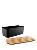 Eva Solo bamboo lid bread bin black, UK version