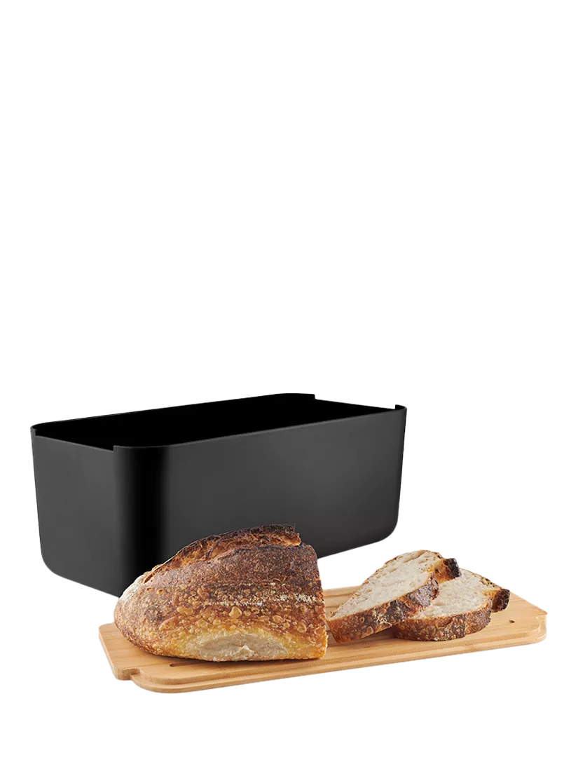 Eva Solo bamboo lid bread bin black, UK version