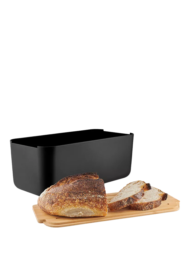 Eva Solo bamboo lid bread bin black, UK version